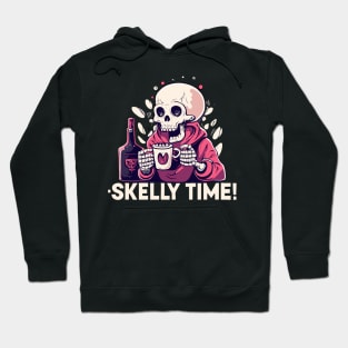 halloween but its skelly time Hoodie